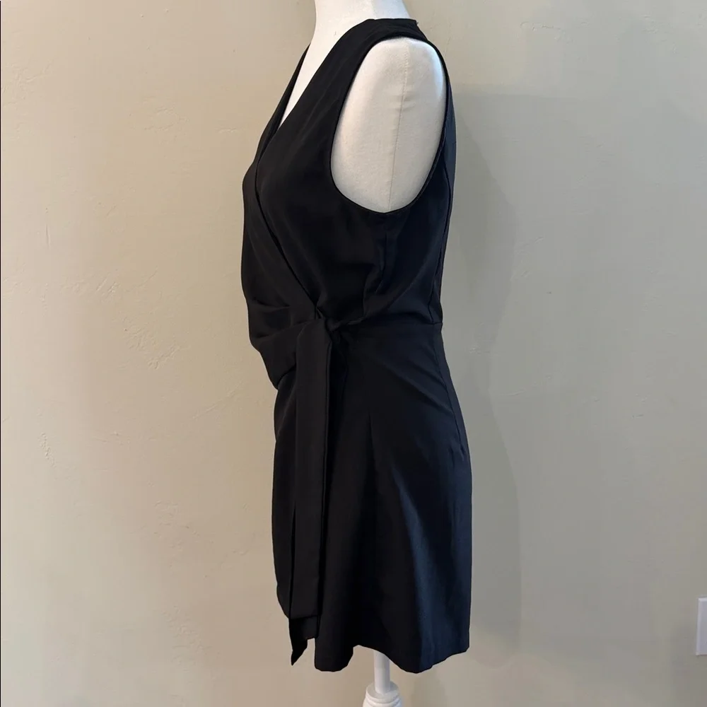 Lea & Viola Women's Medium Black Skorts Wrap Romper